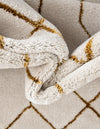 Hollywood Luxe Collection Area Rug - Sunset (White Gold) Rectangle White Gold  lifestyle 8