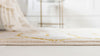 Hollywood Luxe Collection Area Rug - Sunset (White Gold) Rectangle White Gold  lifestyle 14