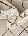 Hollywood Luxe Collection Area Rug - Sunset (White Gold) Rectangle White Gold  lifestyle 18