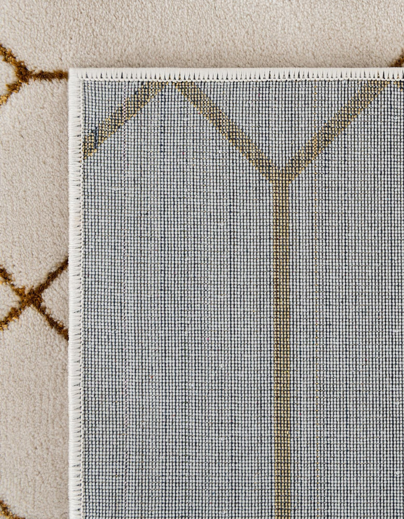 Hollywood Luxe Collection Area Rug - Sunset (White Gold) Rectangle White Gold  lifestyle 19