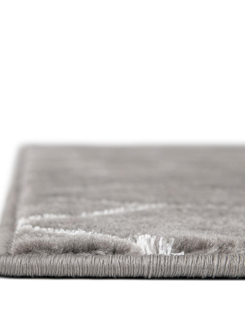 Hollywood Luxe Collection Area Rug - Sunset (Gray Silver) Rectangle Gray Silver  lifestyle 7