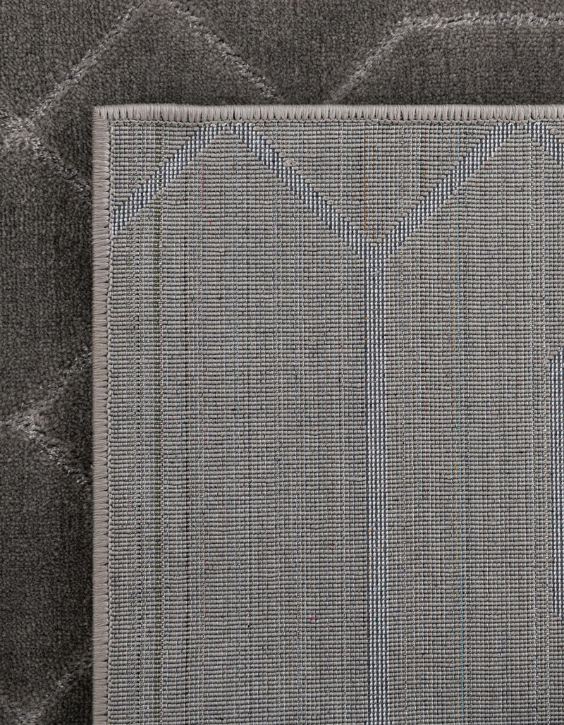Hollywood Luxe Collection Area Rug - Sunset (Gray Silver) Rectangle Gray Silver  lifestyle 9