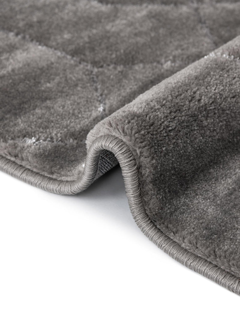 Hollywood Luxe Collection Area Rug - Sunset (Gray Silver) Rectangle Gray Silver  lifestyle 10