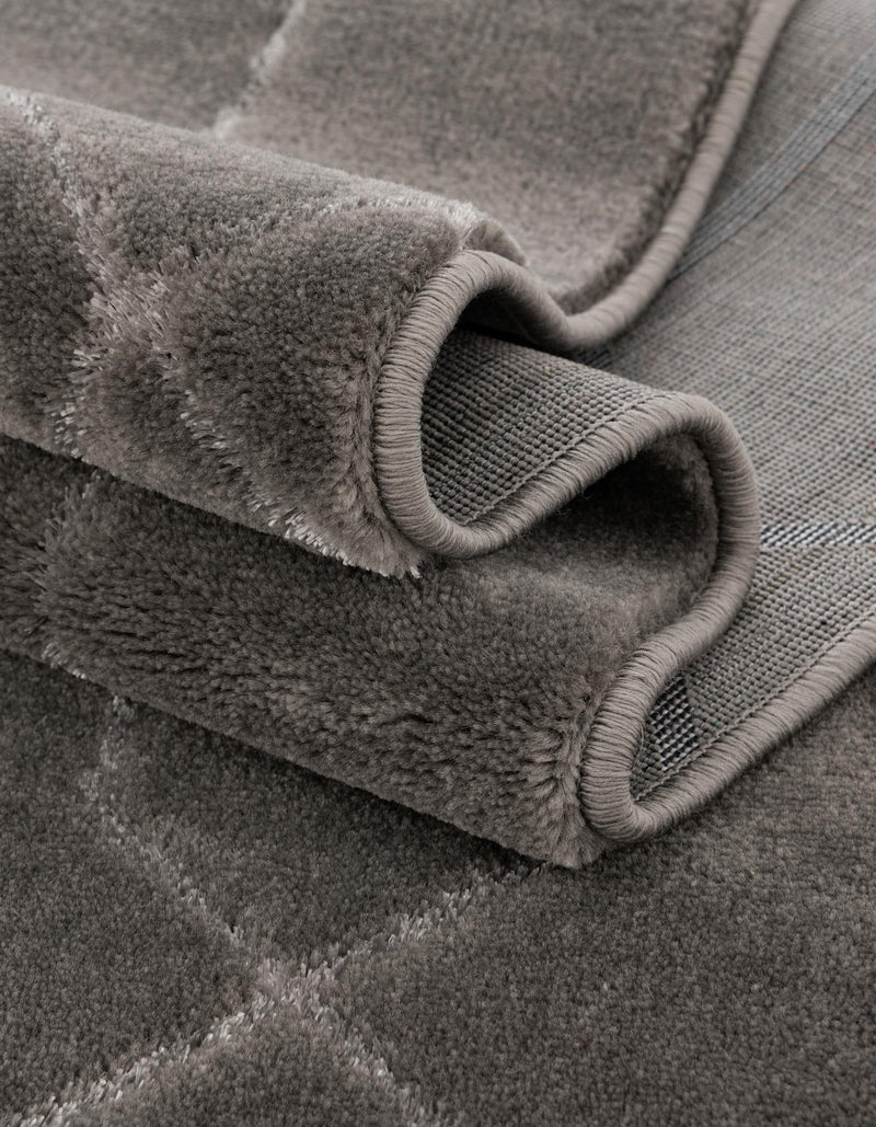 Hollywood Luxe Collection Area Rug - Sunset (Gray Silver) Rectangle Gray Silver  lifestyle 13