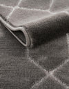 Hollywood Luxe Collection Area Rug - Sunset (Gray Silver) Rectangle Gray Silver  lifestyle 14