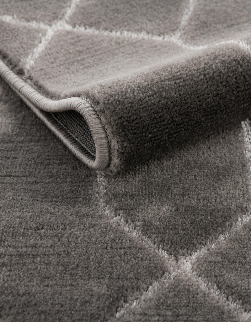 Hollywood Luxe Collection Area Rug - Sunset (Gray Silver) Rectangle Gray Silver  lifestyle 14