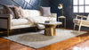 Hollywood Luxe Collection Area Rug - Sunset (Gray Gold) Rectangle Gray Gold  lifestyle 3