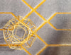 Hollywood Luxe Collection Area Rug - Sunset (Gray Gold) Rectangle Gray Gold  lifestyle 6