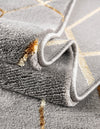 Hollywood Luxe Collection Area Rug - Sunset (Gray Gold) Rectangle Gray Gold  lifestyle 13
