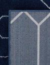 Hollywood Luxe Collection Area Rug - Sunset (Navy Blue Silver) Rectangle Navy Blue Silver  lifestyle 18
