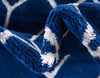 Hollywood Luxe Collection Area Rug - Sunset (Navy Blue Silver) Runner Navy Blue Silver  lifestyle 34