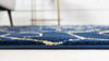 Hollywood Luxe Collection Area Rug - Sunset (Navy Blue Gold) Rectangle Navy Blue Gold  lifestyle 5
