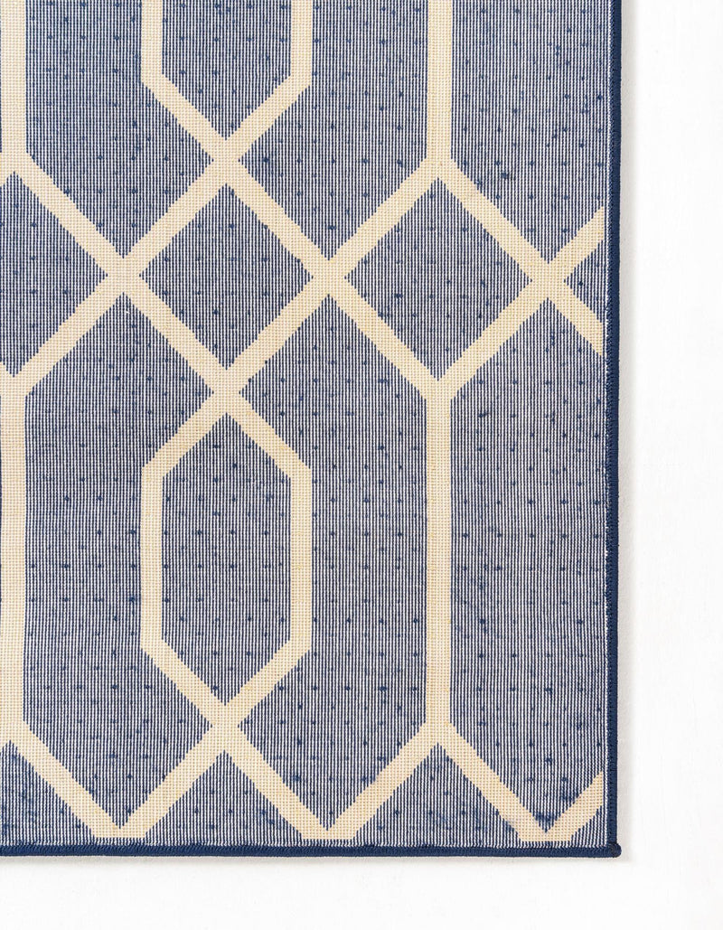 Hollywood Luxe Collection Area Rug - Sunset (Navy Blue Gold) Rectangle Navy Blue Gold  lifestyle 16