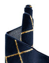 Hollywood Luxe Collection Area Rug - Sunset (Navy Blue Gold) Rectangle Navy Blue Gold  lifestyle 11