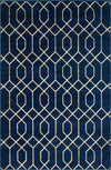 Hollywood Luxe Collection Area Rug - Sunset (Navy Blue Gold) Rectangle Navy Blue Gold  lifestyle 2