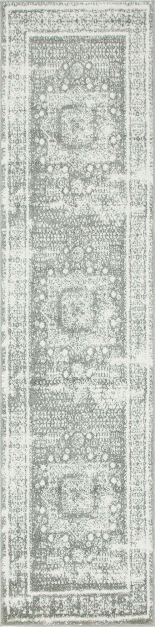 Amalfi Coast Woven Collection Area Rug - Sorrento Runner Gray  lifestyle 36