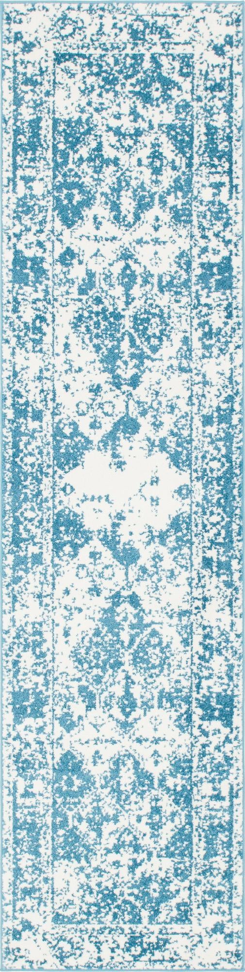 Amalfi Coast Woven Collection Area Rug -  Positano Runner Blue  lifestyle 59