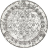 Amalfi Coast Woven Collection Area Rug -  Capri Round Gray  lifestyle 31