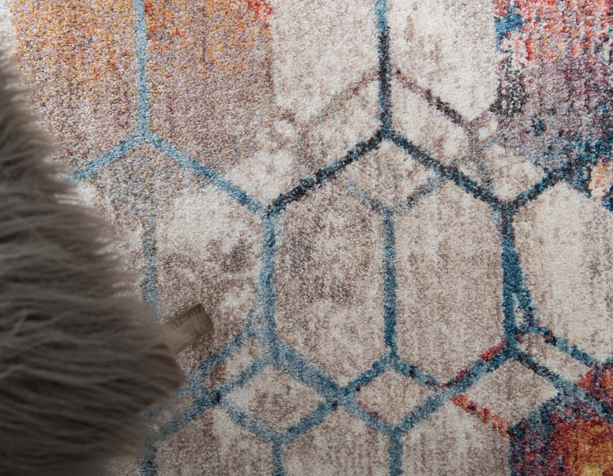 Spectrum Array Collection Area Rug - Aurora Rectangle White  lifestyle 18