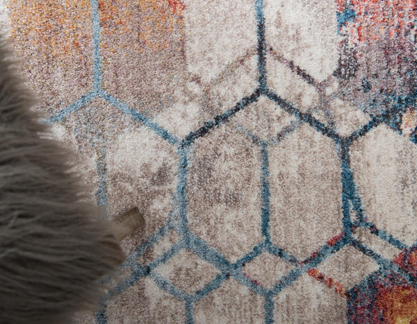 Spectrum Array Collection Area Rug - Aurora Rectangle White  lifestyle 18