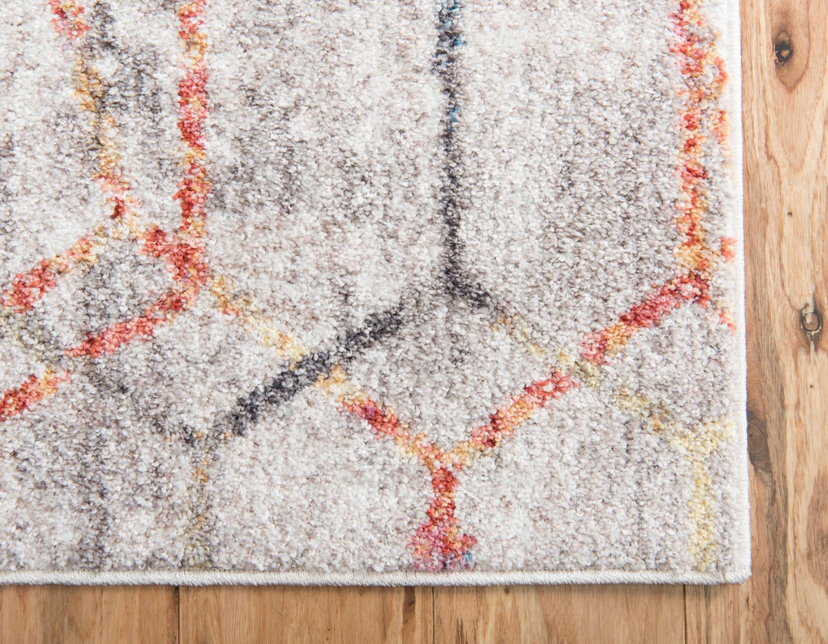 Spectrum Array Collection Area Rug - Aurora Rectangle White  lifestyle 27