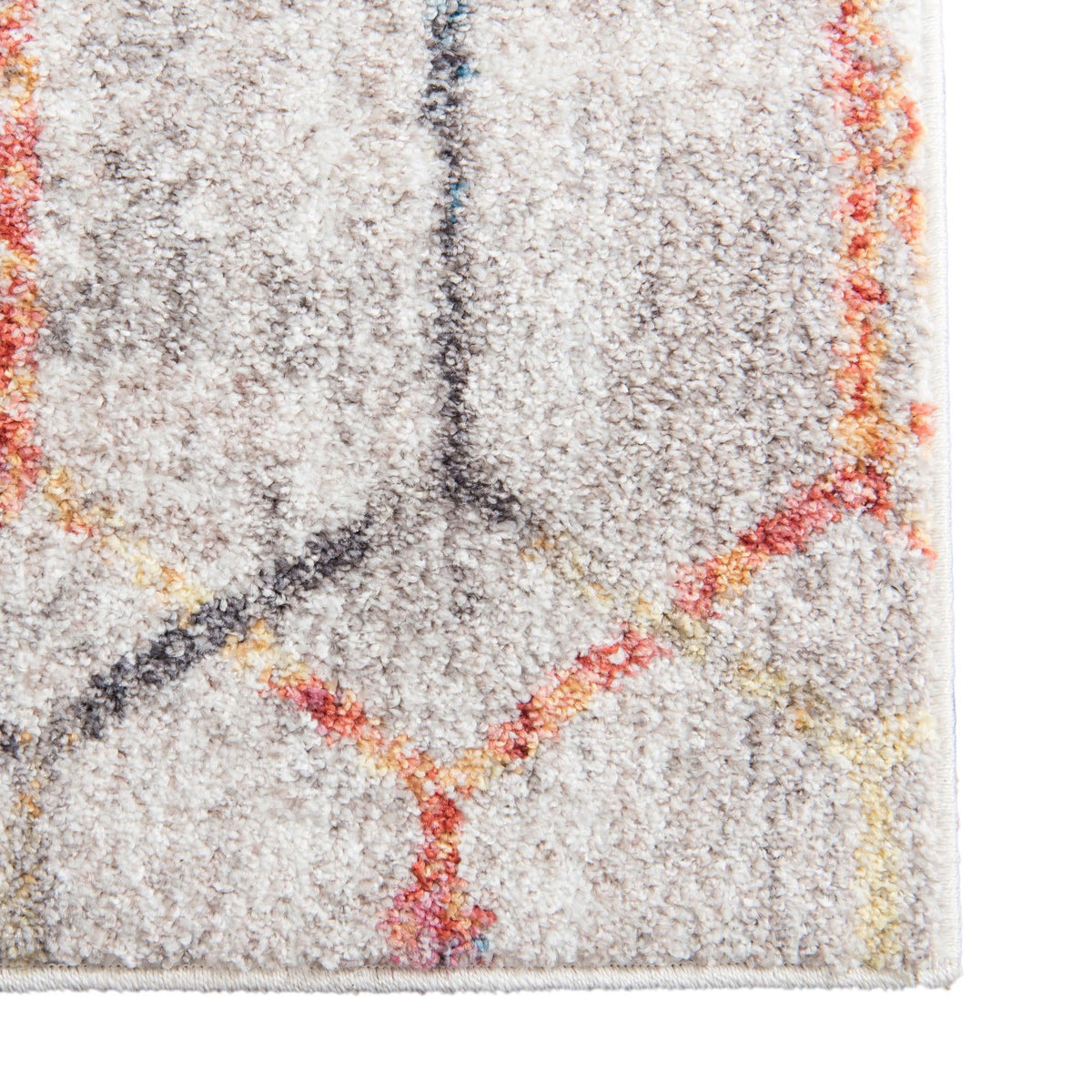Spectrum Array Collection Area Rug - Aurora Square White  lifestyle 31