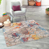 Spectrum Array Collection Area Rug - Aurora Square White  lifestyle 34
