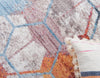 Spectrum Array Collection Area Rug - Aurora Round White  lifestyle 57
