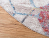 Spectrum Array Collection Area Rug - Aurora Round White  lifestyle 65