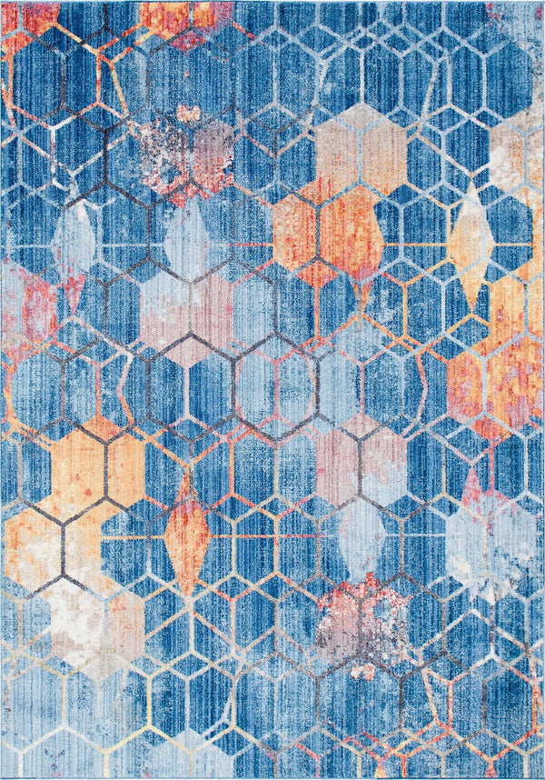Spectrum Array Collection Area Rug - Aurora Rectangle Blue  lifestyle 3