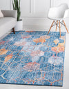 Spectrum Array Collection Area Rug - Aurora Rectangle Blue  lifestyle 7