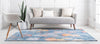 Spectrum Array Collection Area Rug - Aurora Rectangle Blue  lifestyle 13