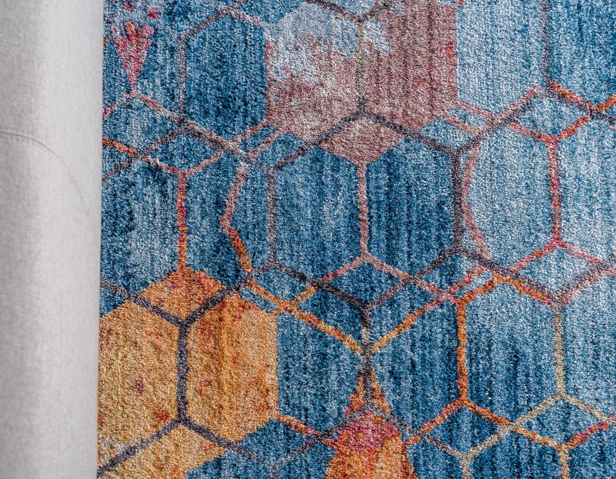 Spectrum Array Collection Area Rug - Aurora Rectangle Blue  lifestyle 19