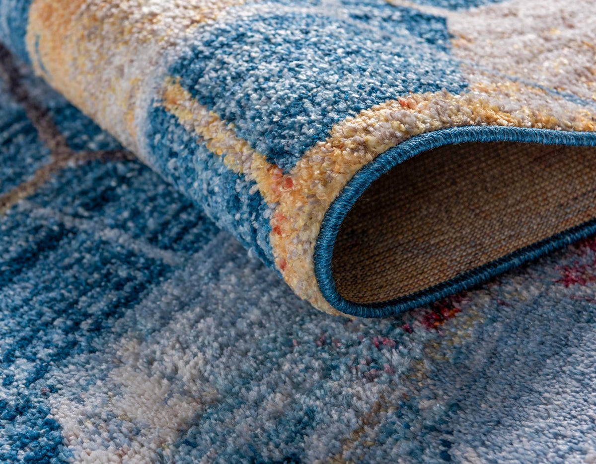Spectrum Array Collection Area Rug - Aurora Rectangle Blue  lifestyle 22