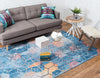 Spectrum Array Collection Area Rug - Aurora Rectangle Blue  lifestyle 33