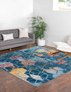 Spectrum Array Collection Area Rug - Aurora Square Blue  lifestyle 51