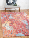 Spectrum Array Collection Area Rug - Aurora Rectangle Red  lifestyle 4