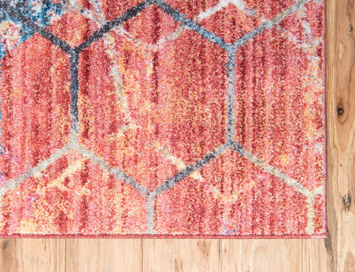 Spectrum Array Collection Area Rug - Aurora Rectangle Red  lifestyle 11