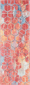 Spectrum Array Collection Area Rug - Aurora Runner Red  lifestyle 14