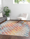 Spectrum Array Collection Area Rug -  Serenity Square Multi  lifestyle 40