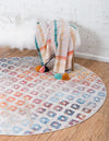 Spectrum Array Collection Area Rug -  Serenity Round Multi  lifestyle 23
