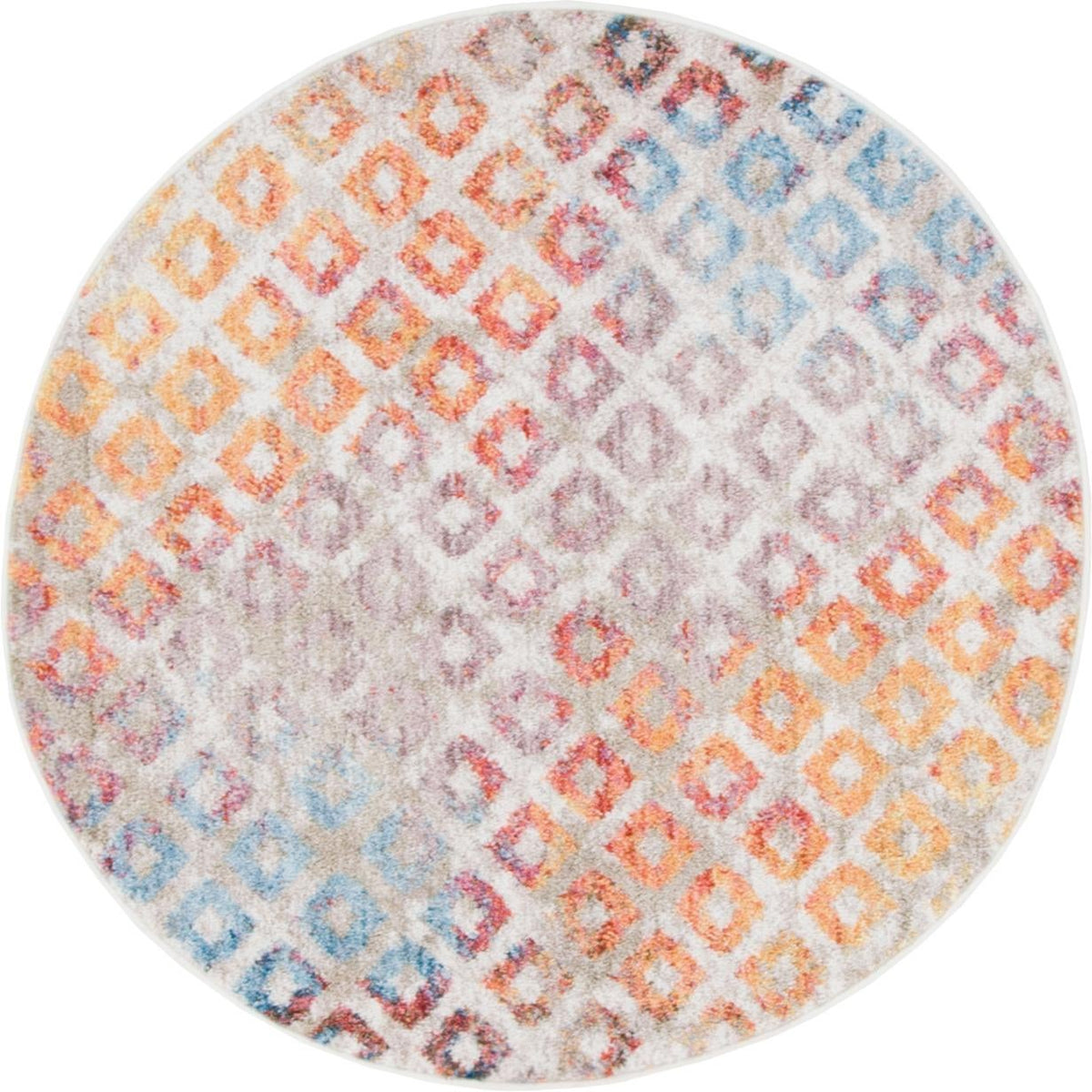 Spectrum Array Collection Area Rug -  Serenity Round Multi  lifestyle 16