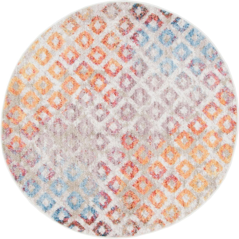 Spectrum Array Collection Area Rug -  Serenity Round Multi  lifestyle 16