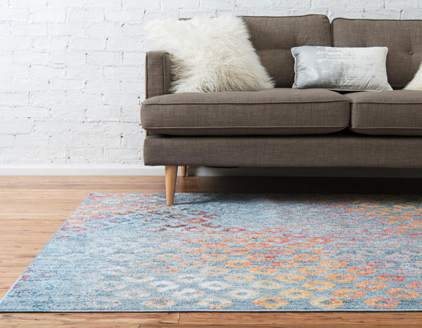 Spectrum Array Collection Area Rug -  Serenity Rectangle Blue  lifestyle 15
