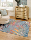 Spectrum Array Collection Area Rug -  Serenity Square Blue  lifestyle 42