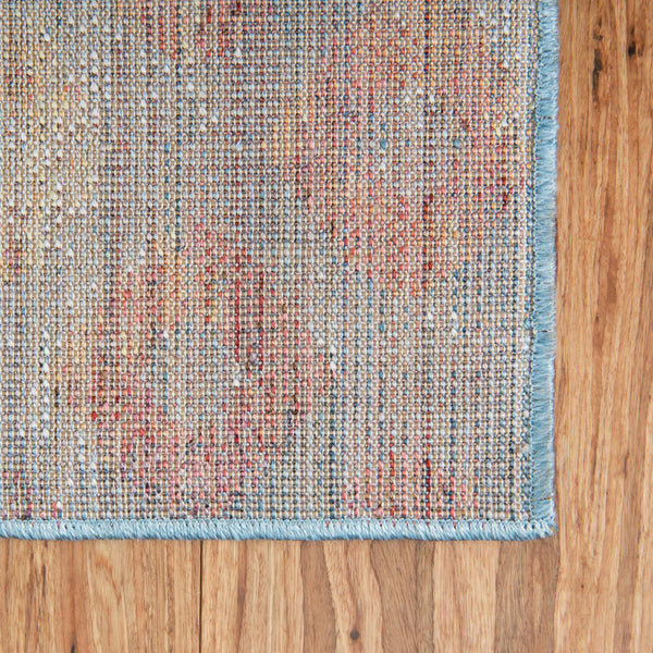 Spectrum Array Collection Area Rug -  Serenity Square Blue  lifestyle 100