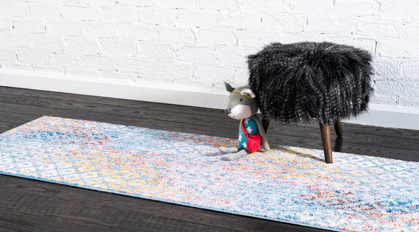 Spectrum Array Collection Area Rug -  Serenity Runner Blue  lifestyle 56