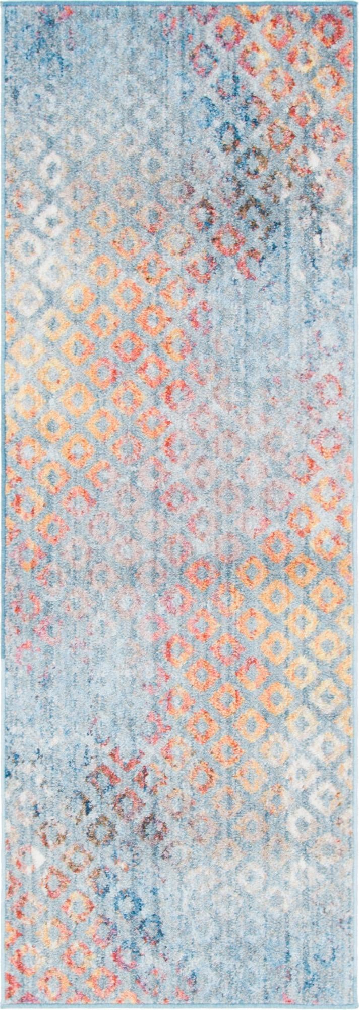 Spectrum Array Collection Area Rug -  Serenity Runner Blue  lifestyle 36