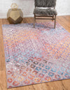 Spectrum Array Collection Area Rug -  Serenity Rectangle Lilac  lifestyle 4