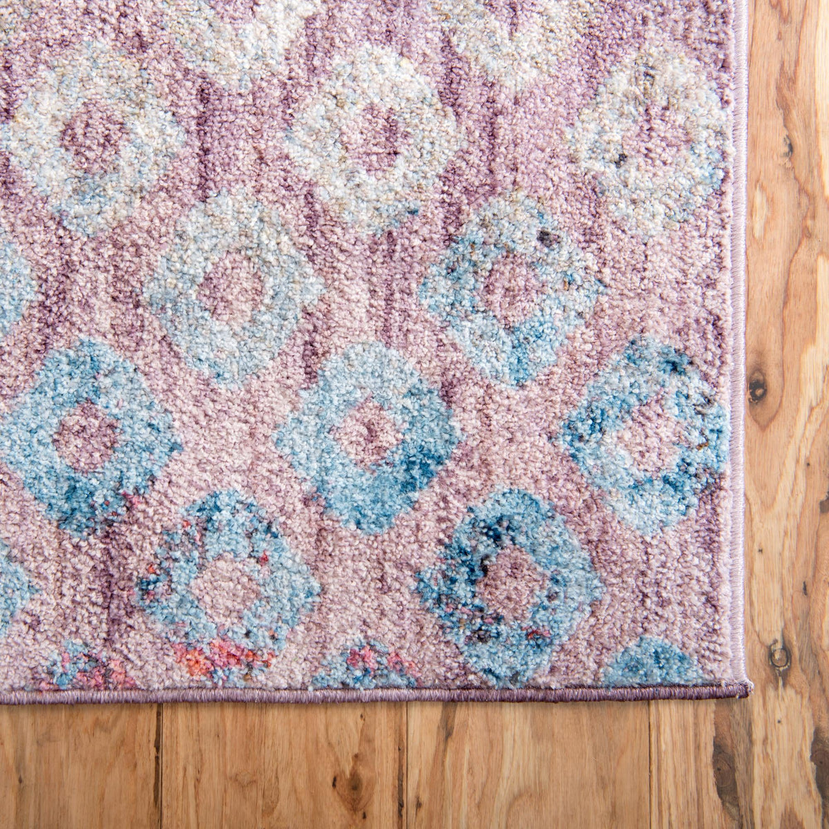 Spectrum Array Collection Area Rug -  Serenity Square Lilac  lifestyle 95